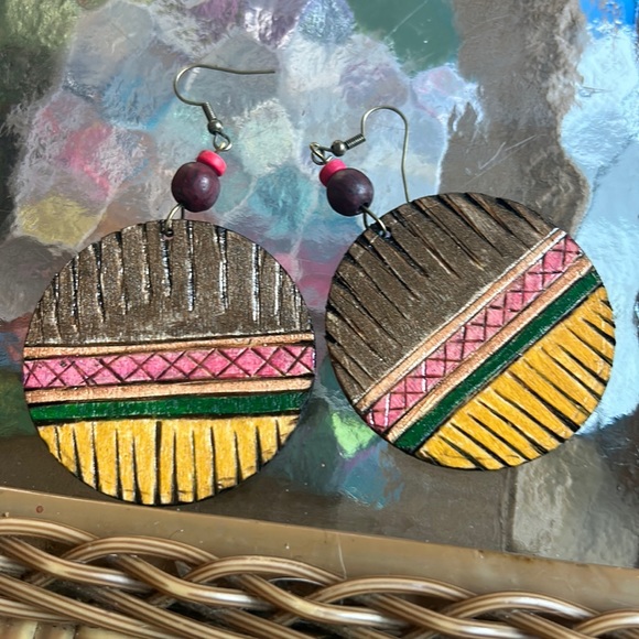 Circular Fall Earrings - Picture 1 of 2